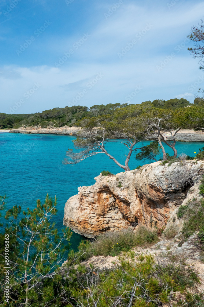 Fototapeta premium Mondrago Nature Park, Mallorca, Santanyi, Spain