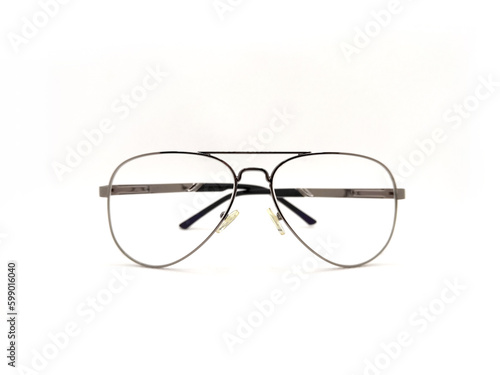 Reading Glasses Photo on White Backround