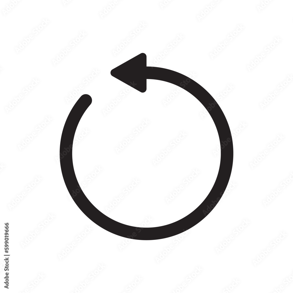 Refresh vector icon. Loop sign. Reload flat sign design. Undo vector icon. Redo symbol. Update icon. Rotation sign. Restart arrow symbol. Loading pictogram. UX UI icon Refresh vector icon. Loop sign. Reload flat sign design. Undo vector icon. Redo symbol. Update icon. Rotation sign. Restart arrow symbol. Loading pictogram. UX UI icon