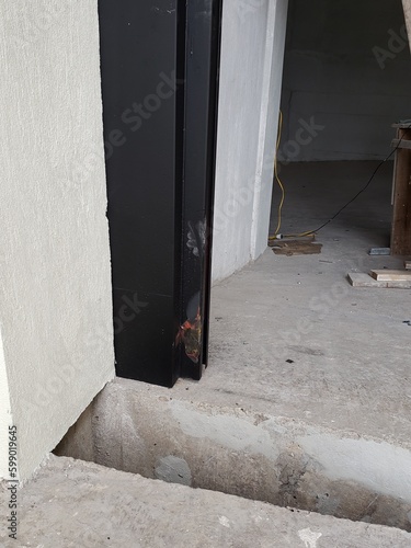 estrutura porta de garagem