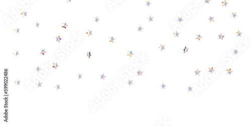 sparkling Christmas confetti falling isolated on white. magic shining flying stars glitter backdrop  sparkle border - png transparent