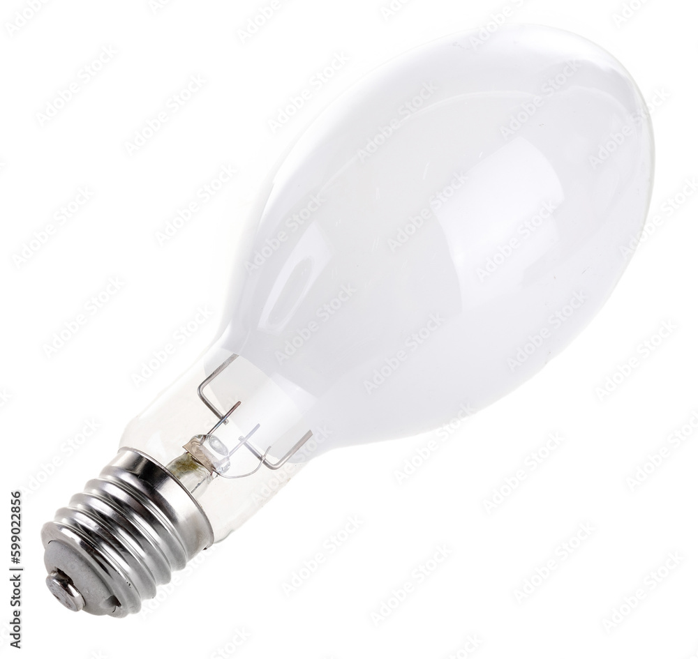 huge white light bulb isolated on white background huge white light bulb isolated on white background