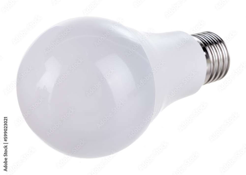 huge white light bulb isolated on white background huge white light bulb isolated on white background