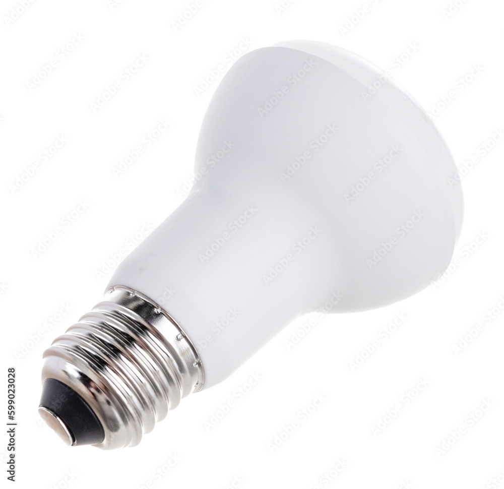huge white light bulb isolated on white background huge white light bulb isolated on white background