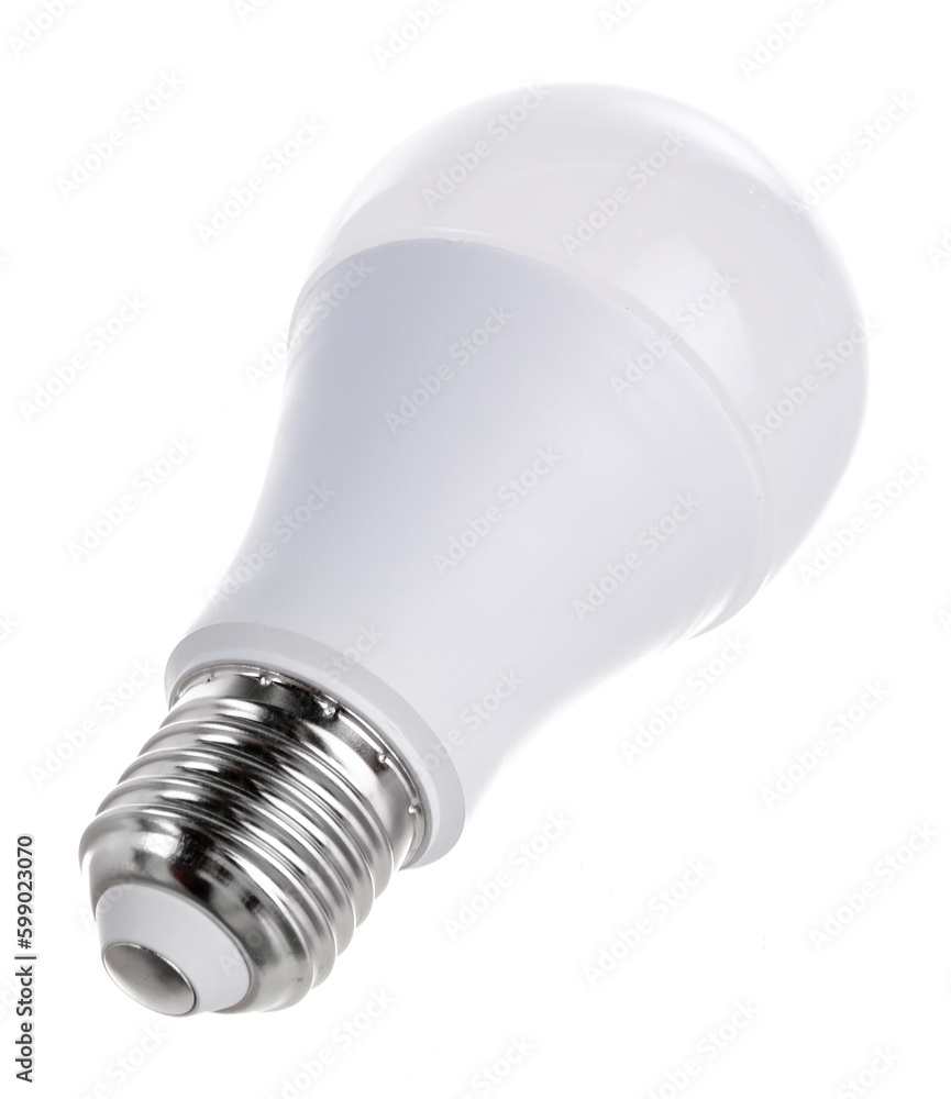 huge white light bulb isolated on white background huge white light bulb isolated on white background