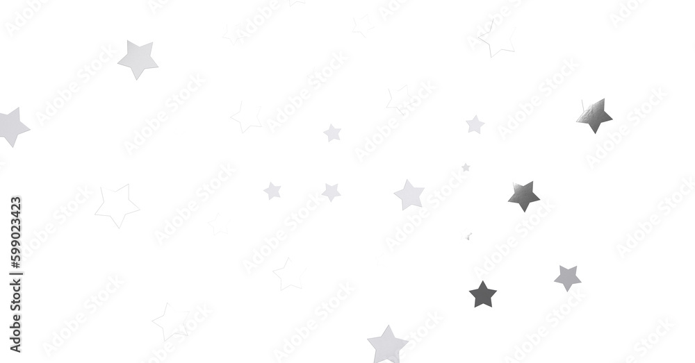 Fototapeta premium The winter background, falling - png transparent