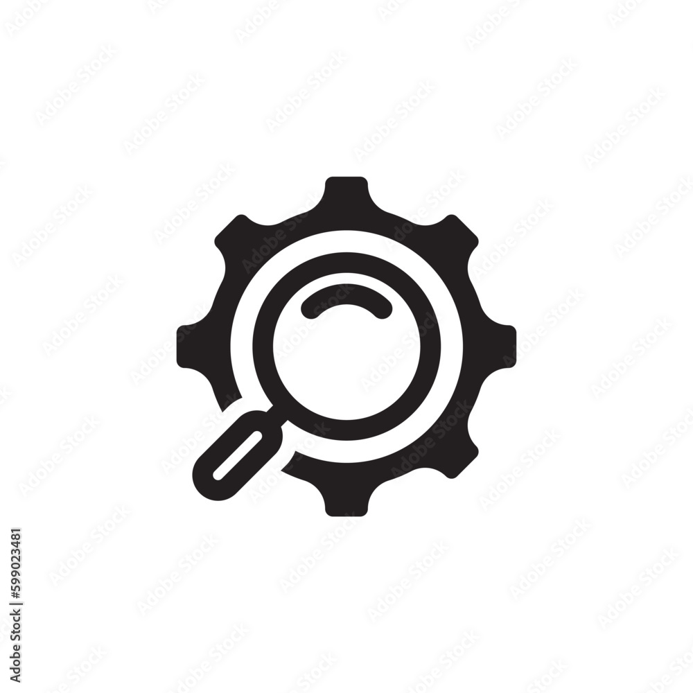 Machinery symbol. Gear sign. Cogwheel icon. Settings vector icon. Screw nut icon. Screw-nut vector sign. Cog sign. UX UI icon