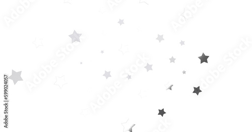 XMAS stars background  sparkle lights confetti falling. magic shining Flying christmas stars on night - png transparent