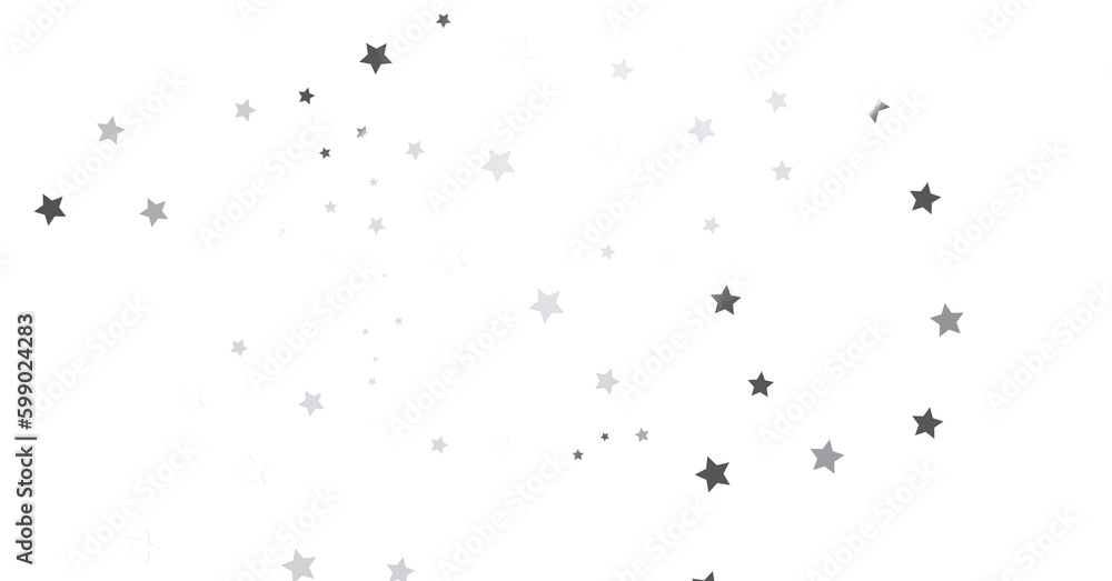 Group of silver stars isolated on white background. - png transparent Group of silver stars isolated on white background. - png transparent