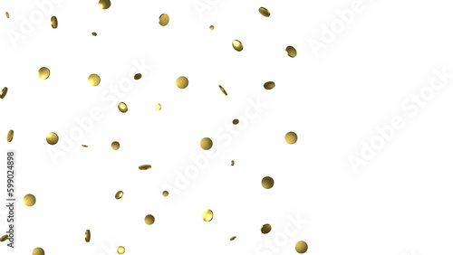 Gold Confetti Glitter Overlay