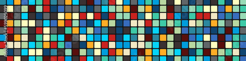 Color checkered squares background abstract illustration