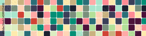 Color checkered squares background abstract illustration