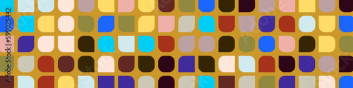 Color checkered squares background abstract illustration