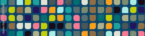 Color checkered squares background abstract illustration