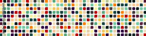 Color checkered squares background abstract illustration