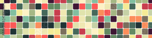 Color checkered squares background abstract illustration