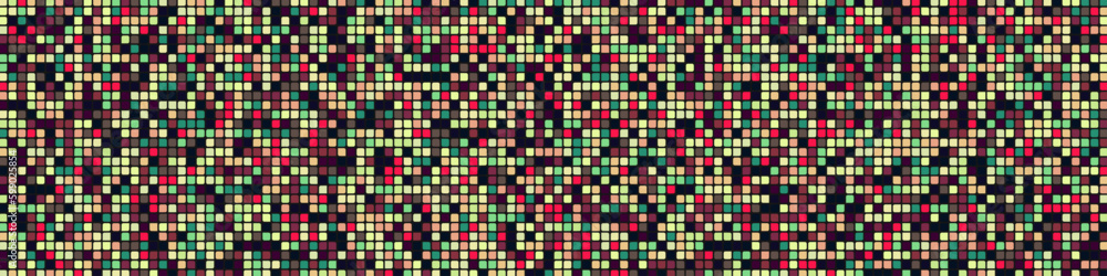 Fototapeta premium Color checkered squares background abstract illustration