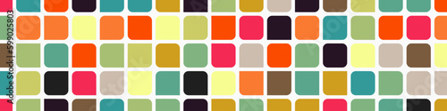 Color checkered squares background abstract illustration
