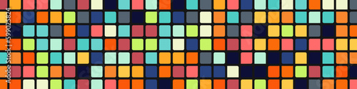 Color checkered squares background abstract illustration