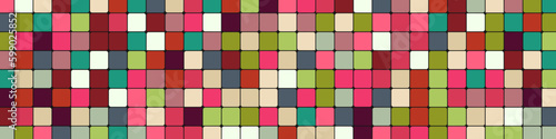 Color checkered squares background abstract illustration