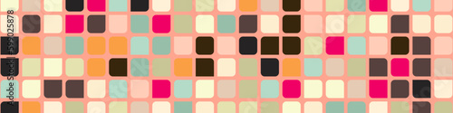 Color checkered squares background abstract illustration
