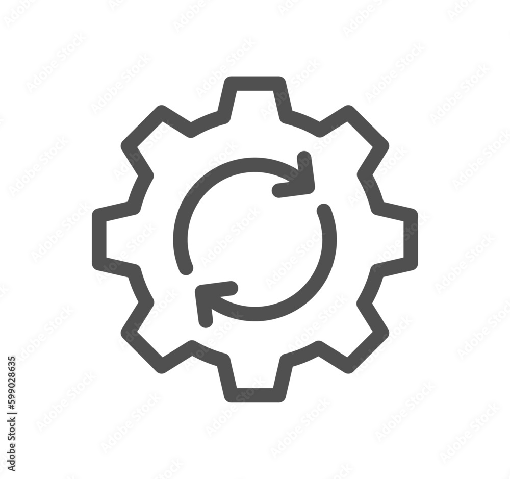 Gear related icon outline and linear vector.
Gear related icon outline and linear vector.