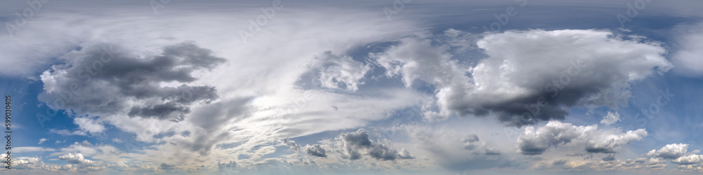 overcast blue sky with cumulus clouds as seamless hdri 360 panorama with zenith in spherical equirectangular projection may use for sky dome replacement in 3d graphics and edit drone shot overcast blue sky with cumulus clouds as seamless hdri 360 panorama with zenith in spherical equirectangular projection may use for sky dome replacement in 3d graphics and edit drone shot