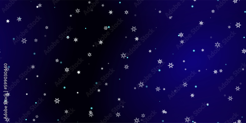 Falling Snowflakes seamless pattern flying snow Falling Snowflakes seamless pattern flying snow
