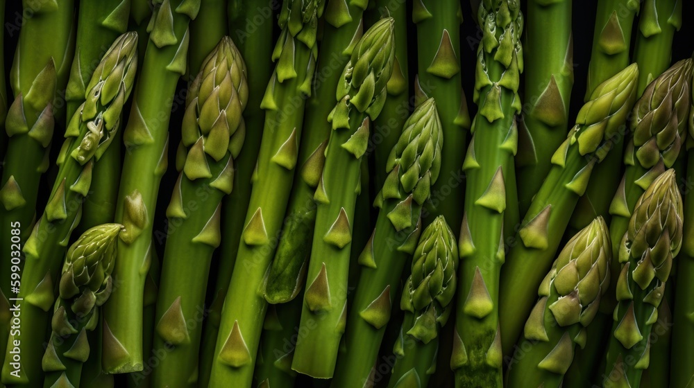 Fototapeta premium Asparagus banner background texture wallpaper