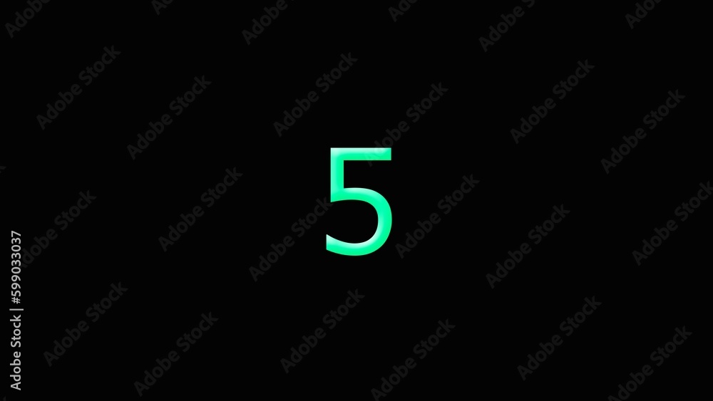 abstract beautiful color 5 number illustration abstract beautiful color 5 number illustration