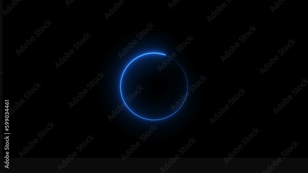 abstract beautiful neon light loading circle illustration background abstract beautiful neon light loading circle illustration background