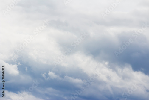 Spring, Wispy, White & Gray Storm Clouds – border, background, backdrop, and/or wallpaper