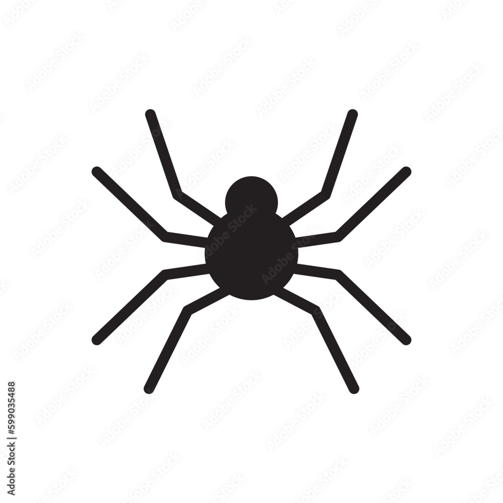 Spider vector icon. Insect flat sign design. Spider symbol pictogram. UX UI icon Spider vector icon. Insect flat sign design. Spider symbol pictogram. UX UI icon