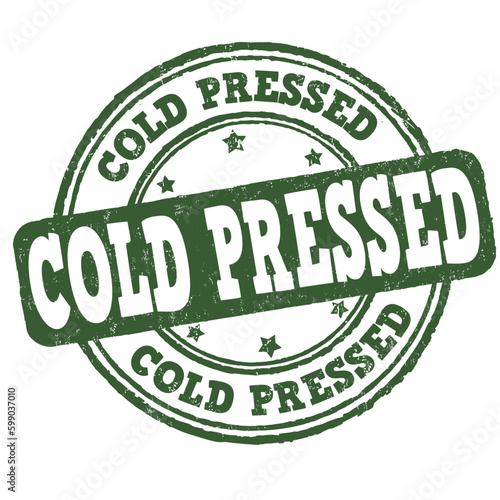 Cold pressed grunge rubber stamp