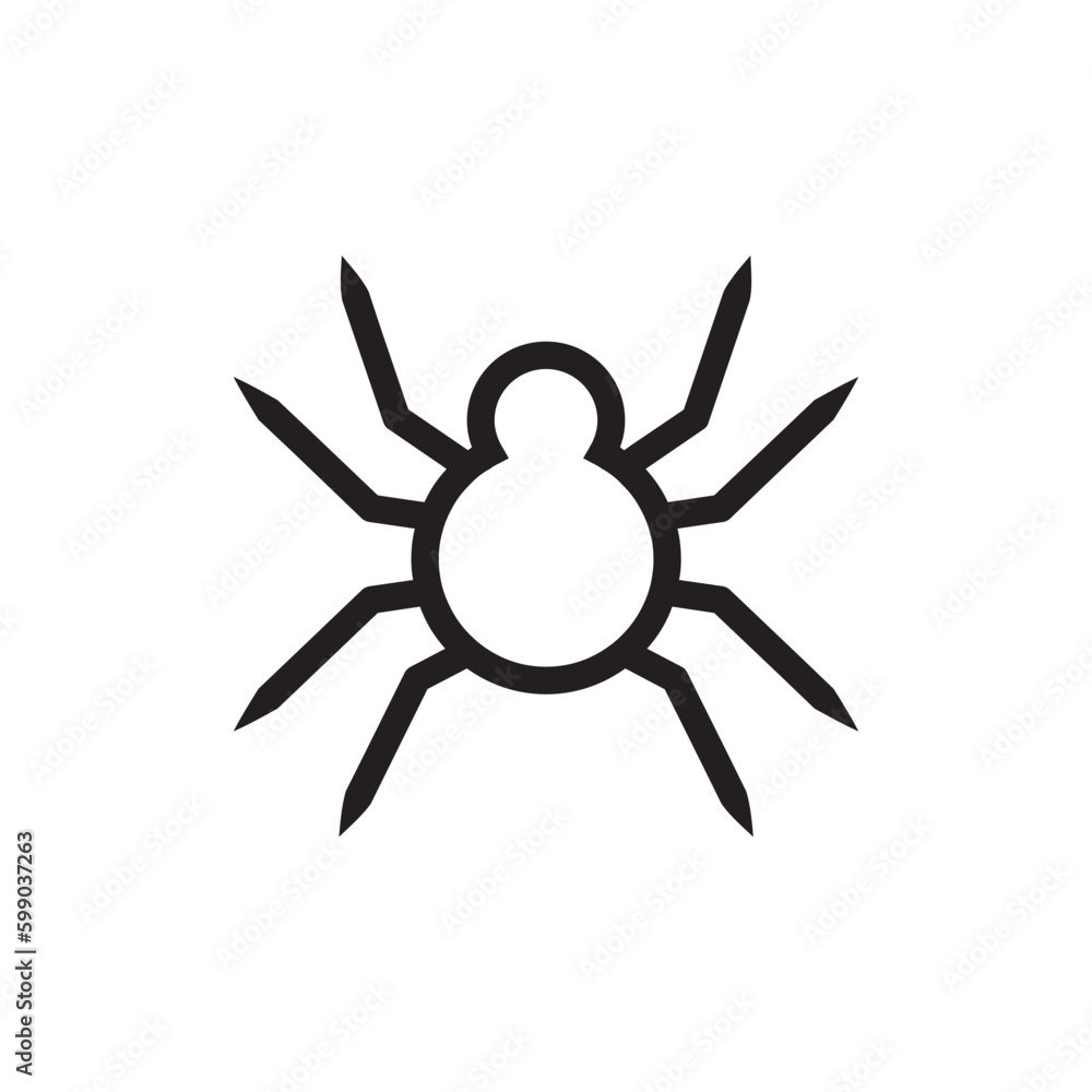 Spider vector icon. Insect flat sign design. Spider symbol pictogram. UX UI icon Spider vector icon. Insect flat sign design. Spider symbol pictogram. UX UI icon