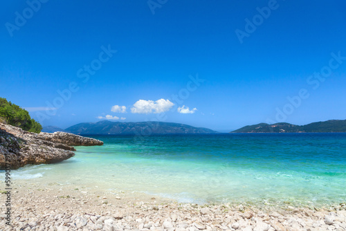 Coast of Kefalonia island