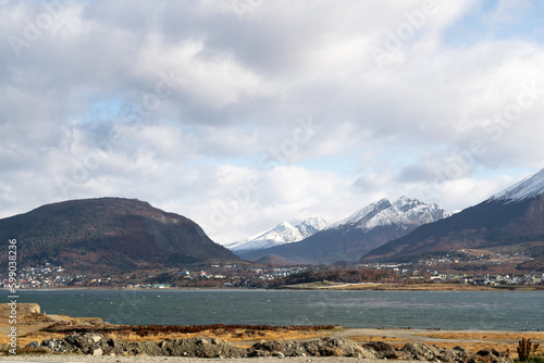 Paisaje de la ciudad de Ushuaia photo