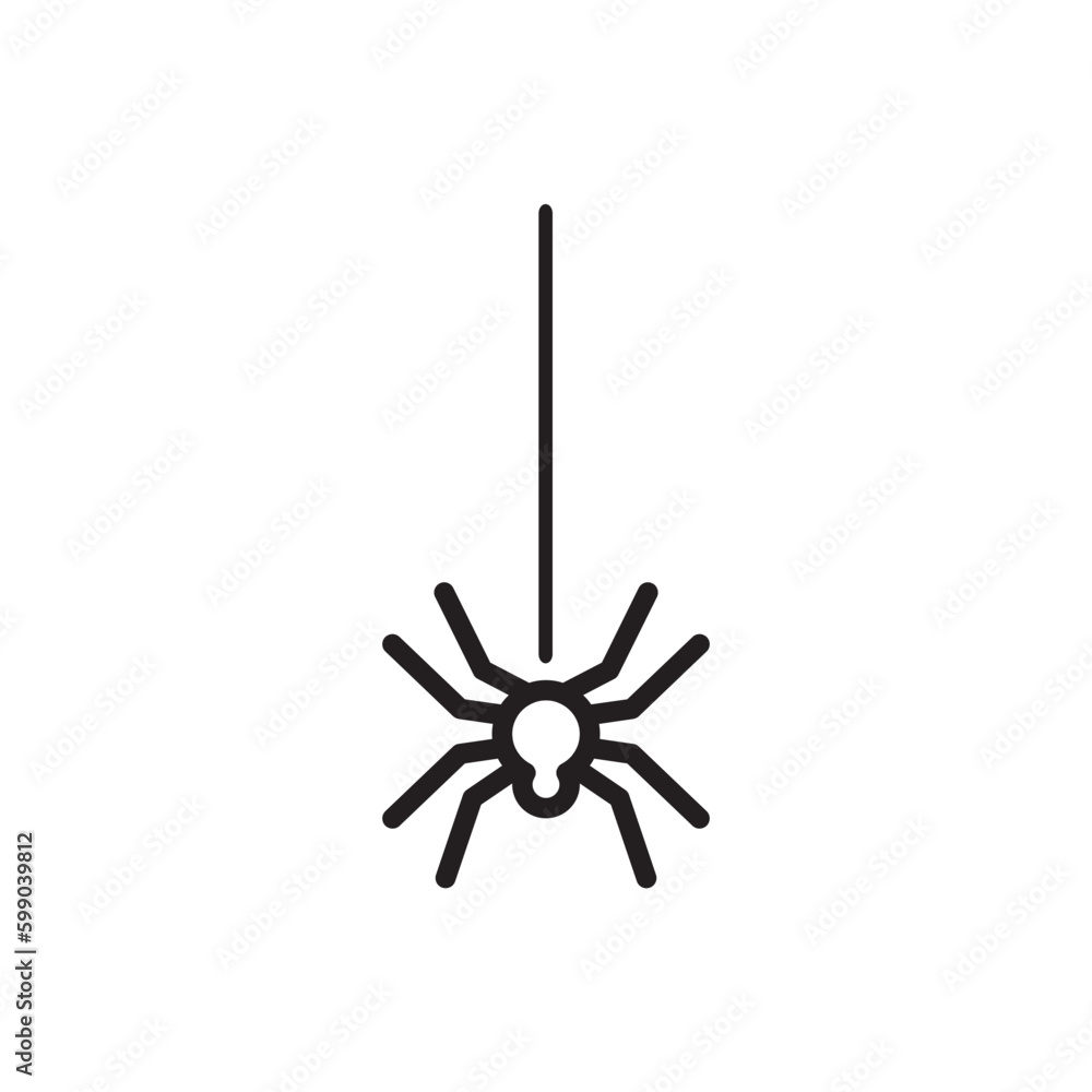 Spider vector icon. Insect flat sign design. Spider symbol pictogram. UX UI icon Spider vector icon. Insect flat sign design. Spider symbol pictogram. UX UI icon