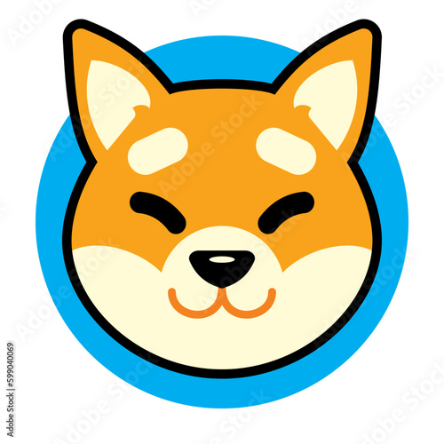 Cartoon Shiba Inu
