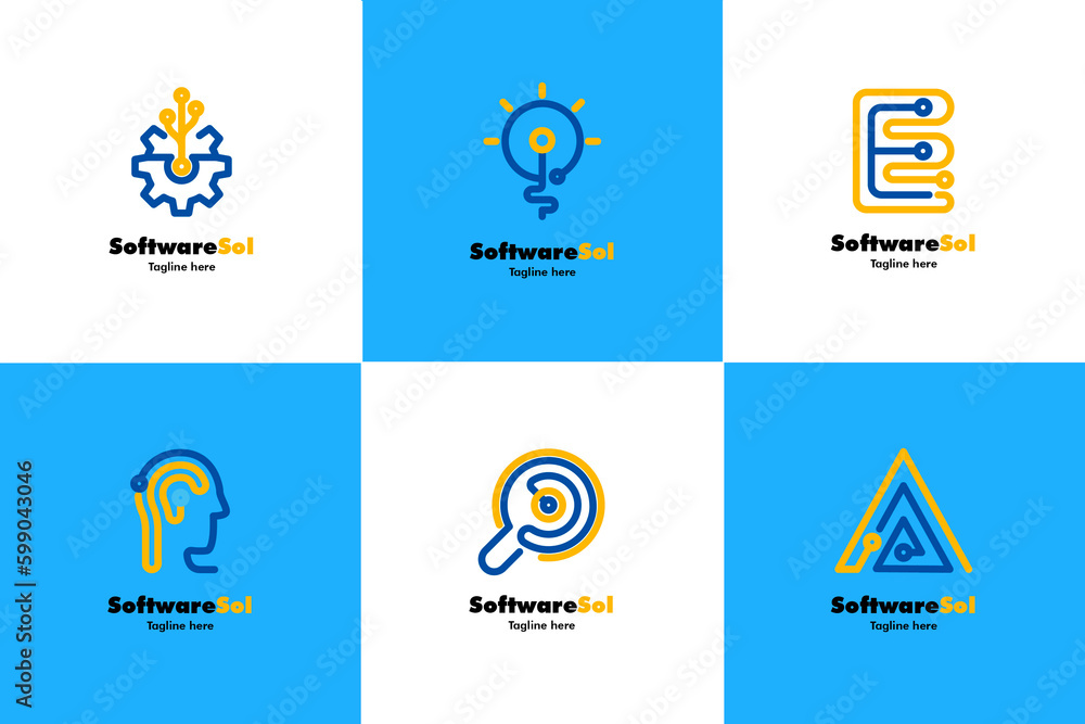 Software house logo concepts