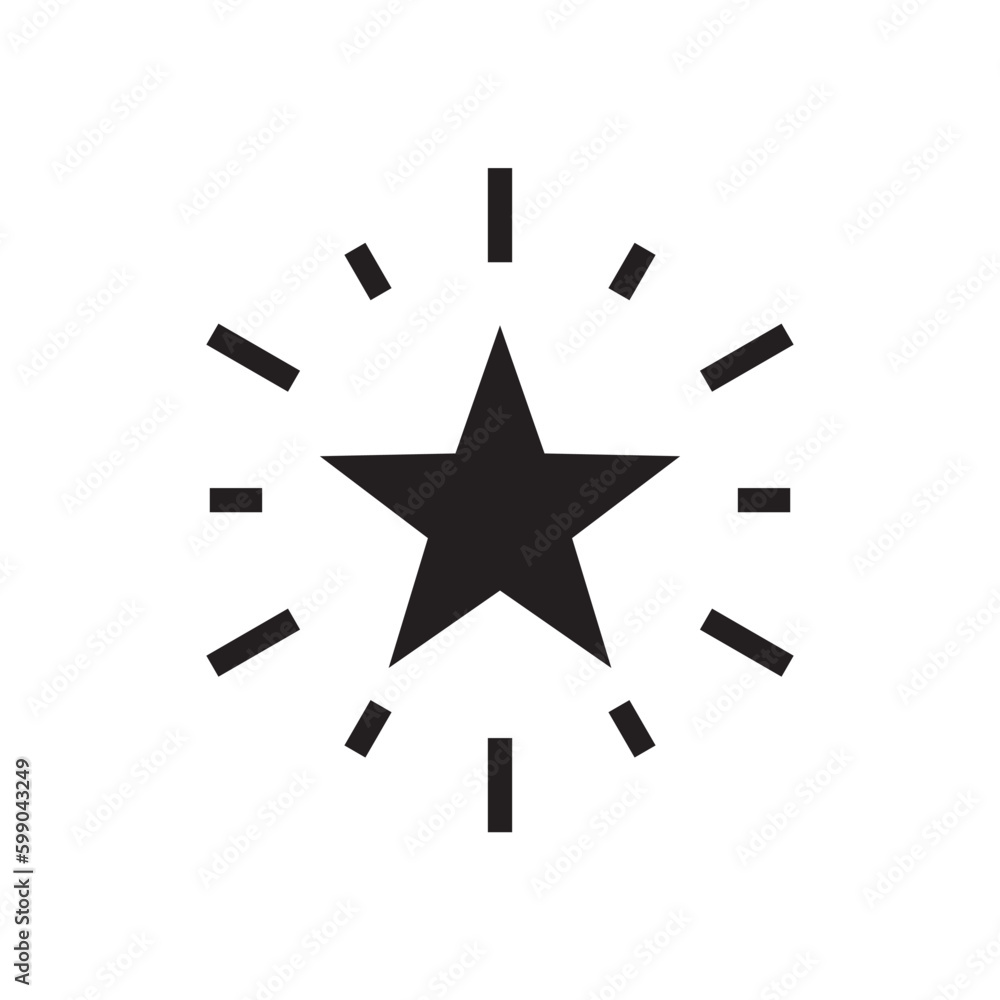 Star vector icon. Shooting star icon. Falling star flat sign design. UX UI icon Star vector icon. Shooting star icon. Falling star flat sign design. UX UI icon