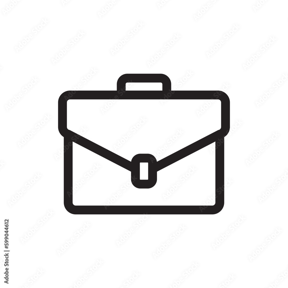 Suitcase vector icon. Diplomat flat sign design. Suitcase symbol. Handbag pictogram. UX UI icon Suitcase vector icon. Diplomat flat sign design. Suitcase symbol. Handbag pictogram. UX UI icon