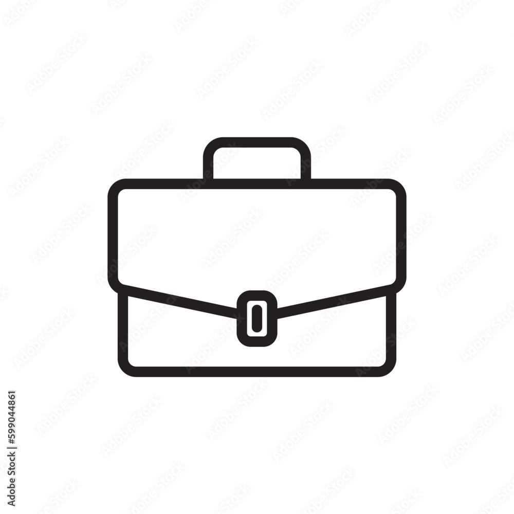 Suitcase vector icon. Diplomat flat sign design. Suitcase symbol. Handbag pictogram. UX UI icon Suitcase vector icon. Diplomat flat sign design. Suitcase symbol. Handbag pictogram. UX UI icon
