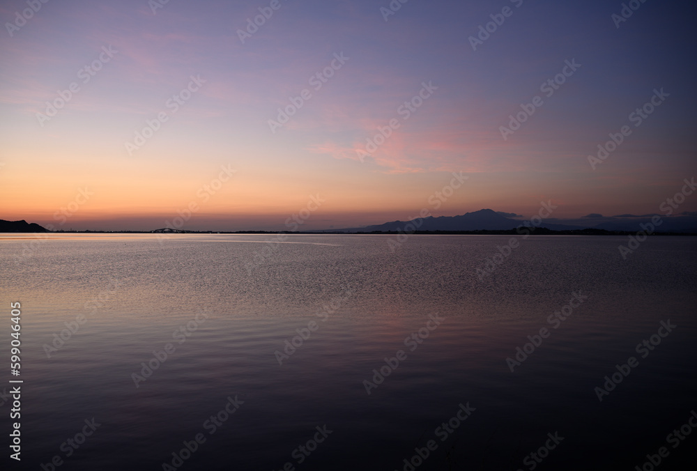 朝の中海 朝の中海