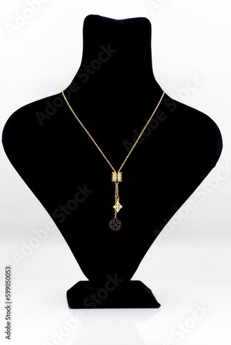 Silver necklace jewelry