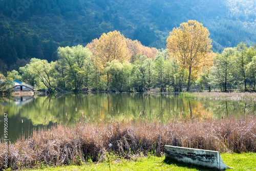Spring Landscape of Pancharevo lake, Bulgaria © Stoyan Haytov