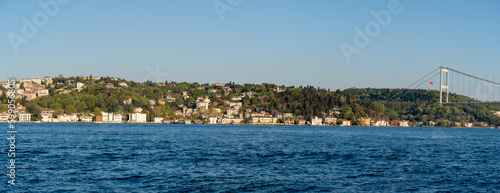 Panoramic view of Kanlıca coast and Bosphorus photo