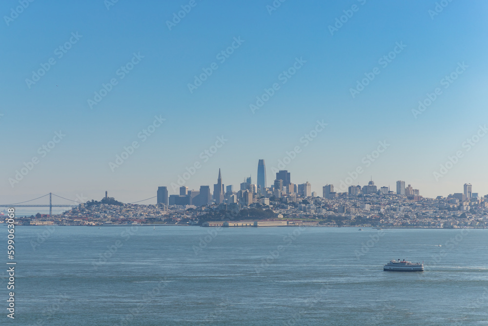 Downtown San Francisco and Bay