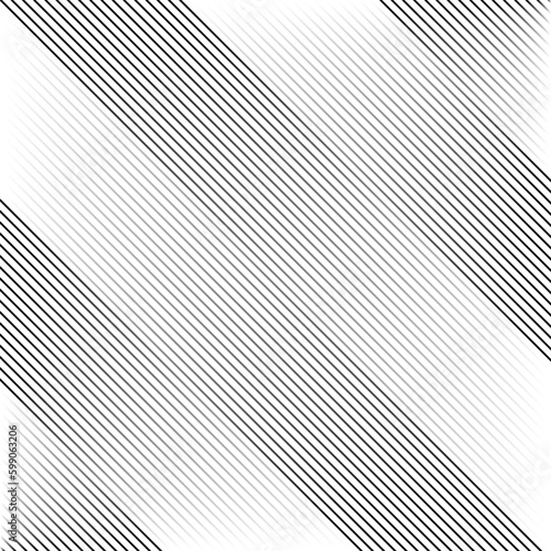 abstract black and white gradient diagonal stripe straight line pattern.