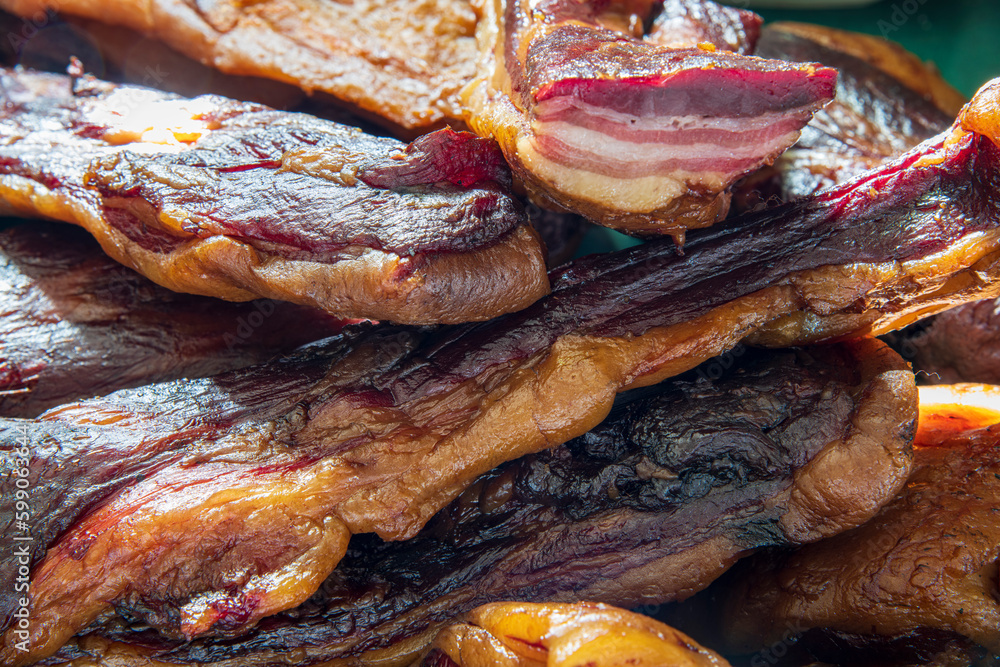 Bacon with mustard Bacon with mustard